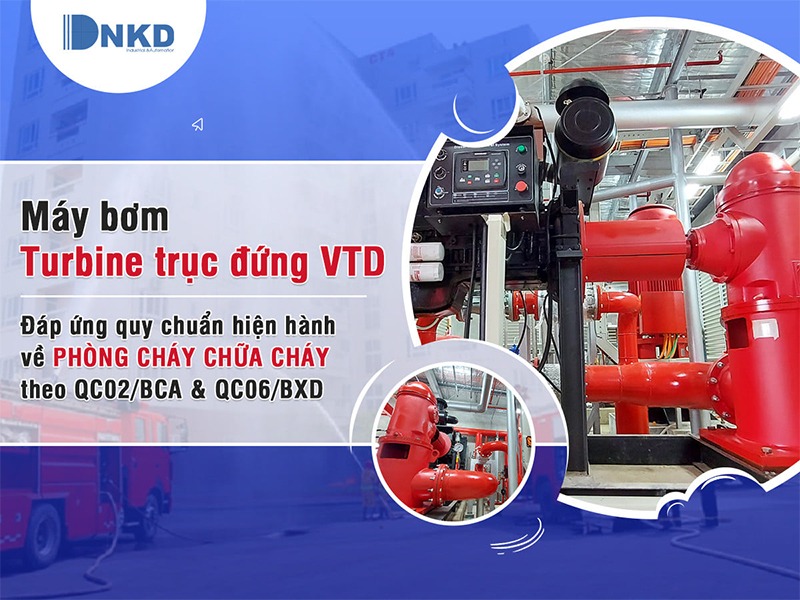 Máy bơm turbine trục đứng VTD