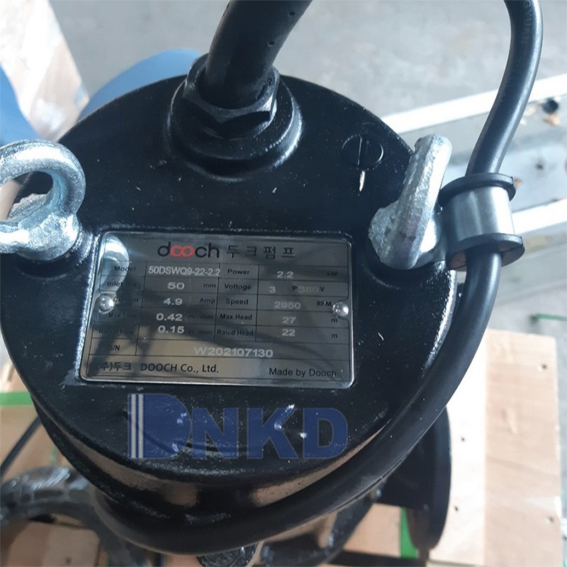 Máy bơm chìm cấp thoát nước được vận hành như thế nào?