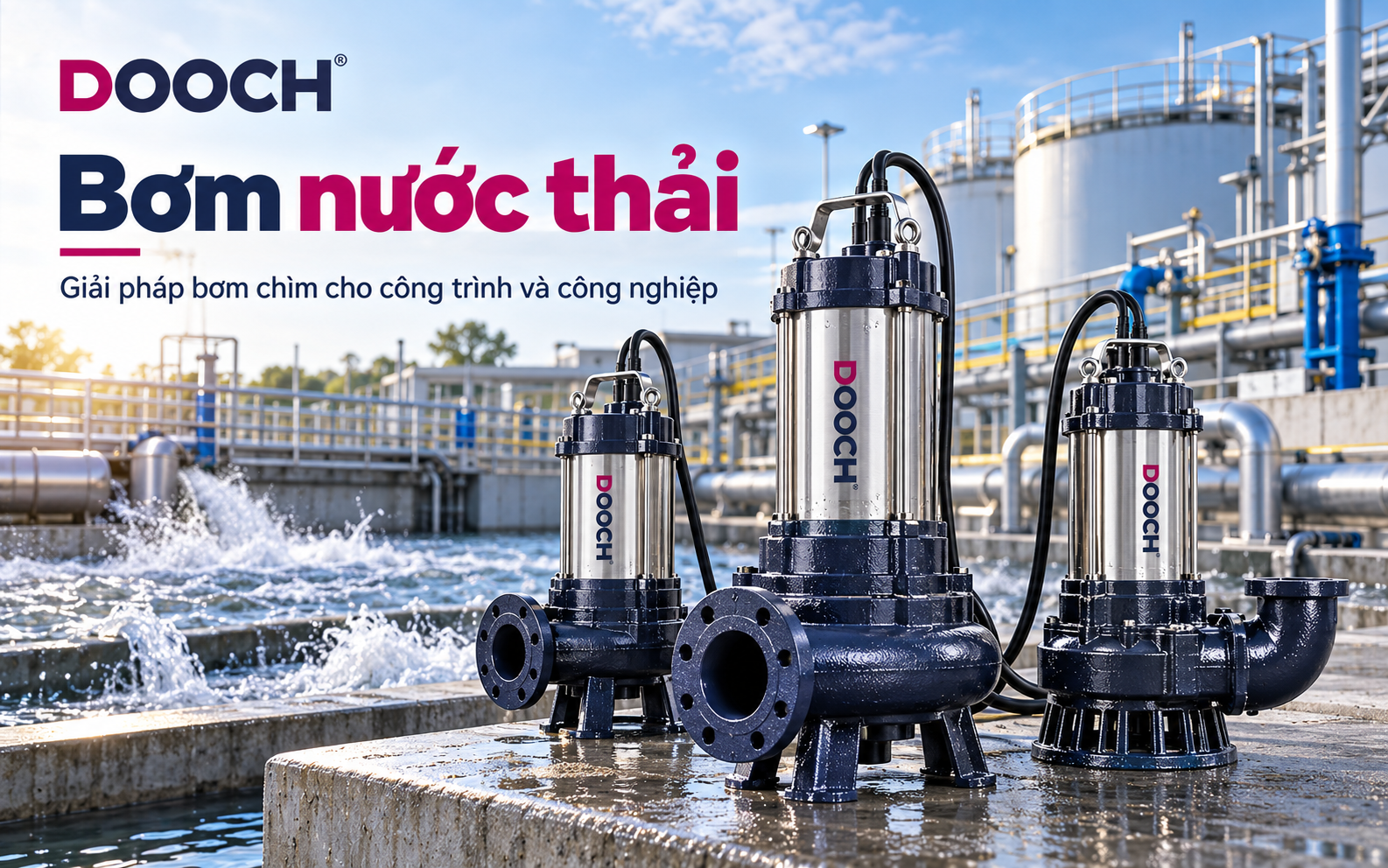 Các dòng bơm chìm nước thải DOOCH VINA